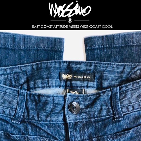 ♻️👖 Premium Denim Straight Leg Ankle Jeans Med Bl - Picture 6 of 14